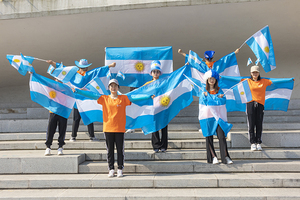 Bandera de <span class=keywords><strong>Argentina</strong></span>, accesorio para Fans, listo para enviar, alta calidad, No cantidad mínima - Product Image 2