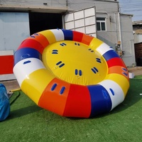 Bouées gonflables rotatives pour 6 à 8 personnes, tubes flottants en PVC pour la location de sports nautiques en mer et sur la plage
