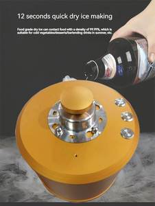 Barra de catering para fumar de grado alimenticio, ingredientes de olla caliente, efecto de humo, máquina para hacer hielo de fiesta seca comestible inteligente <span class=keywords><strong>gourmet</strong></span> - Product Image 5