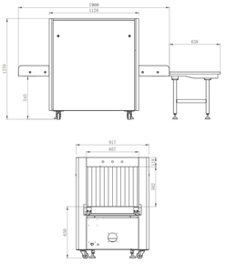 جهاز فحص الأمتعة بالأشعة السينية في المطار، نظام فحص الحقائب، كاشف الحقائب، معدات فحص الحقائب المعتمدة - Product Image 5