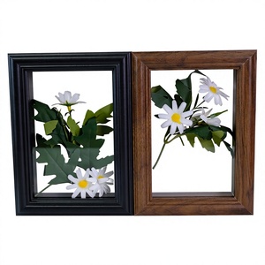 Marco de Fotos de Madera Rústico Artesanal Ecológico, Soporte Decorativo Personalizado para Exhibición de Fotos Familiares, Regalos de Cumpleaños - Product Image 1