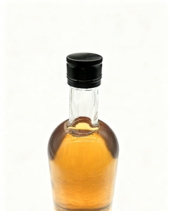 Fabrika sıcak satış lüks düzensiz 750ml vidalı kapak cam brendi Gin likör viski <span class=keywords><strong>Rum</strong></span> ruhları şişe sıcak damgalama ile - Product Image 6