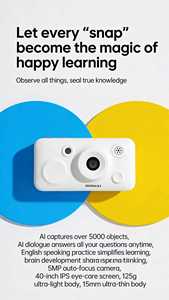 Machine d'apprentissage IA pour enfants, fabriquée en usine OEM, avec écran tactile HD 4,0 pouces, chat vocal IA, identification des objets par photo, GPS et jeux éducatifs - Product Image 2