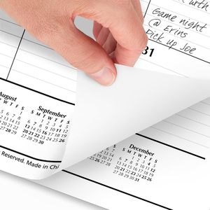 Calendrier de bureau 2026, mensuel, format bloc de bureau, 21-3/4" x 17", <span class=keywords><strong>grand</strong></span> format, blocs lignés - Product Image 2