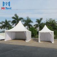 Tente de réception extérieure 3x3 6x6m pour événements sportifs, en tissu PVC et aluminium