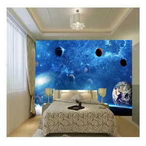 Papel Pintado Autoadhesivo Planet Kids Murals for Kids Club Modern Wallpaper