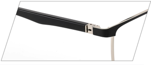 Montura de <span class=keywords><strong>Gafas</strong></span> Rectangulares de Acero Inoxidable con Borde Completo, Bisagras de Resorte de 360 Grados, Pintura Sólida, Duraderas, Unisex, Modernas, <span class=keywords><strong>para</strong></span> Lectura - Product Image 5