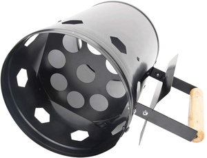<span class=keywords><strong>Cube</strong></span> de feu de seau de démarreur de cheminée de charbon de bois de résistance avec poignée en bois confortable - Product Image 2