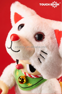 Pm Touchboom Luckful Cat Rebels Beer Beweegbare Pluche Pop Trendy Spelen Handgemaakt Ornament Cadeau - Product Image 4