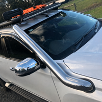 Accessoires extérieurs pour camion tout-terrain 4x4, accessoires de voiture, snorkel en acier inoxydable pour Mitsubishi Triton