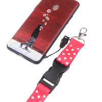 Cordino personalizzato in tessuto di Nylon personalizzato per eventi portachiavi per regolare sublimazione carta d'identità cellulare cordino in poliestere