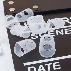 Custom Hittebestendige Siliconen <span class=keywords><strong>Rubber</strong></span> Vinger Tips Protector Cover Caps Babybedjes Voor Gitaar Spelen - Product Image 2