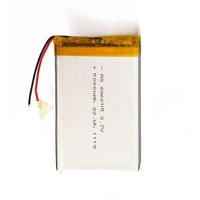 Baterai Solid State Isi Ulang A&S Power AS6060115 3.7V 5000mAh Tahan Lama dan Handal untuk Elektronik Konsumen & Mainan