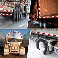Nouveau ruban adhésif réfléchissant rouge et blanc haute visibilité XINYUE pour camions, étanche, auto-adhésif, robuste et durable pour routes