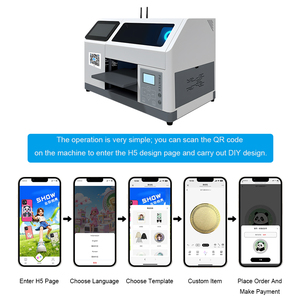 <span class=keywords><strong>Imprimante</strong></span> UV H5 à prix abordable pour coques de téléphone, avec application de numérisation de code, machine d'impression mini intelligente et automatique pour la maison et les entreprises - Product Image 4