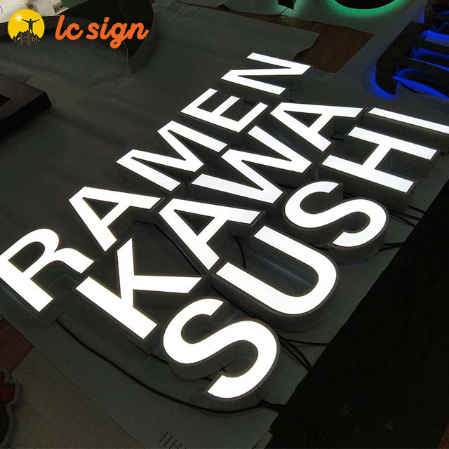 Acrylic Letter Sign Enseigne Lumineuse Characters