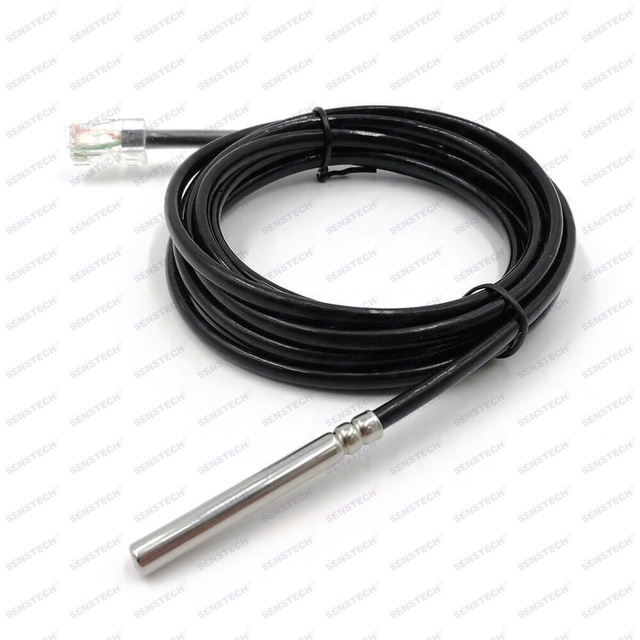 RJ11 Connector to-92 zigbee Waterproof DS18B20 Temperature sensor Probe for HVAC