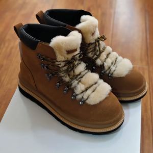 Botas de Nieve de Invierno para Mujer de Diseñador de Lujo de Alta Calidad al por Mayor, Botas Altas hasta el Muslo de Piel de Oveja, Botas de Snowboard Cómodas y Cálidas - Product Image 1