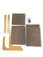 Griffoir pour chat en carton multifonctionnel en forme de L, durable, écologique, pour Halloween, à fixer au mur, pour l'intérieur, protège les meubles