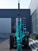 Foreuse géologique sur chenilles entièrement hydraulique avec moteur diesel, profondeur de forage maximale 400 m