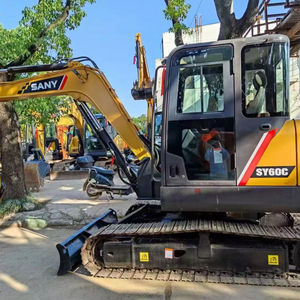 รถขุดมือสอง SANY SY60C ของแท้ เครื่องยนต์ทรงพลัง สภาพ 90% ยี่ห้อจีน แบบตีนตะขาบ พร้อมเครื่องปรับอากาศ - Product Image 4