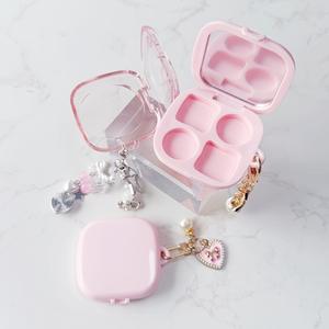 Paleta de Sombras de Ojos Personalizable Estilo Coreano, Estuche para Rubor, Iluminador y Contorno con Orificio para Colgar, Empaque Cosmético Personalizado DIY - Product Image 4