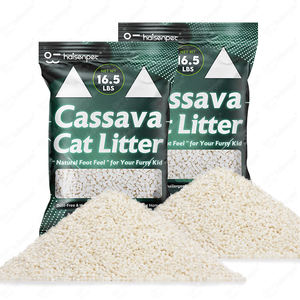 ทรายแมวพรีเมียมจากมันสำปะหลัง ดูดซับดีเยี่ยม จับตัวเป็นก้อนแข็งแรง กำจัดกลิ่นได้ดี ไม่กระจายตัว ขายดีที่สุด รับผลิตแบบ OEM ODM - Product Image 1