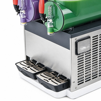 Machine à slush en acier inoxydable 10L, qualité alimentaire, écologique, faible niveau sonore, pour boissons glacées et margaritas