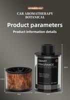 Diffuseur d'arômes en verre imitation bois : Parfum longue durée pour l'élimination du formaldéhyde et des odeurs, purificateur d'air intérieur