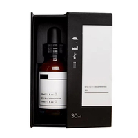 Boîte cadeau personnalisée de style livre magnétique pour sérum capillaire 50 ml 60 ml, emballages luxueux de luxe pour sérum 30 ml