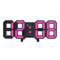 Reloj de Pared Digital Contemporáneo 3D de Gran Tamaño, Decoración de Hogar de Lujo, Personalizable, de Una Sola Cara, Geométrico, para Sala de Estar
