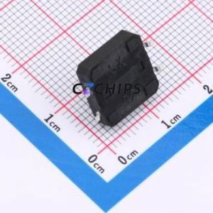 ZX-QC1212-7.5TP Tactile Switch SMD-4P,12x12mm Switch Single Pole Single Throw Round Button 2.6N Vertical Mount - Product Image 2
