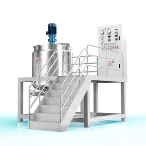 Factory Price Alcohol Detergent Stainless Steel Mixing Tank for Liquid Processing Line High Speed Liquid Fondant Mixer Machine