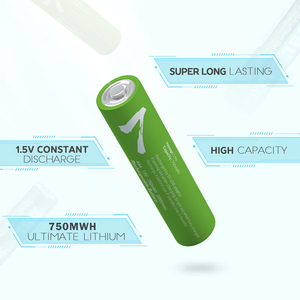 Batteries rechargeables au lithium AAA 1,5 V USB Type C SMARTOOOLS à décharge linéaire, charge rapide, longue durée de vie (1200 cycles) - Product Image 4