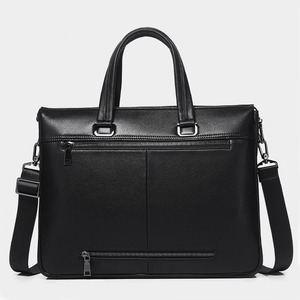 Marque de luxe Design en cuir végétalien sac à main d'affaires hommes bandoulière unique mallette pour ordinateur portable avec <span class=keywords><strong>porte</strong></span>-poignée de bagage - Product Image 6
