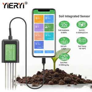 Vườn nhà kính All-in-One USB độ ẩm, EC, NPK, nhiệt độ và PH đất dinh dưỡng & chất lượng mét đất <span class=keywords><strong>Tester</strong></span> - Product Image 2