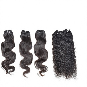 100% Cuticle Aligned Virgin Raw Indian Temple Bodywave Remy Hair 100g Lace <b>Front</b> <b>Wig</b> Cap Easy Apply Human Hair Bundles - Product Image 1
