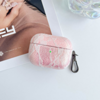 Étui pour casque d'écoute en cuir PU antiperte et antichoc de 4e génération au design personnalisé pour AirPods Étui de protection