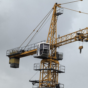 Dahan ZOOMLION QTZ100 6013 Tower <span class=keywords><strong>Crane</strong></span> Konstruksi Bekas Kapasitas Angkat 6t Warna Kuning Efisiensi Tinggi Kualitas Tinggi Model 2021 - Product Image 1