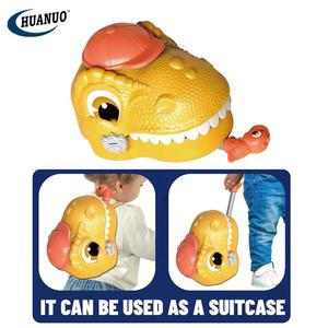 Enfants 59 pièces 3 en 1 <span class=keywords><strong>dinosaure</strong></span> stockage valise <span class=keywords><strong>Garage</strong></span> Parking alliage Diecase pelle ingénierie <span class=keywords><strong>voiture</strong></span> jouets avec carte - Product Image 4