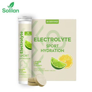Venta al por mayor Tabletas de electrolitos de hidratación efervescentes sin azúcar Nutrición deportiva con sabor a limón y Lima Suplementos energéticos Adultos - Product Image 4