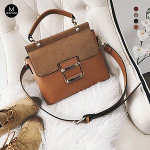 Bolso Cuadrado Esmerilado Directo de Fábrica, Nuevo Modelo 2026, Bolso de Mano y Bandolera de Piel Sintética con Bloques de Color de Moda para Mujer - Product Image 4