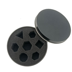 Boîte à dés DND - Boîte ronde en métal de haute qualité pour l'emballage des dés - Product Image 4