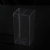 Boîte de rangement en PVC recyclable à logo personnalisé, emballage transparent pour cosmétiques, cils, rouge à lèvres, vente chaude