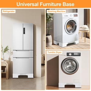 Universal Fit Stand Rack Washer and Dryer Pedestals with Storage Shelf Laundry <b>Washing</b> <b>Machine</b> Stand Shelf - Product Image 6
