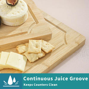 Conjunto de 3 Tábuas de Corte de Madeira de Bambu Personalizadas para Cozinha - Product Image 3