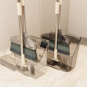 Broom And Dustpan Set Plastic Multi Functional Sweeping Tool For Household Cleaning - Product Image 1