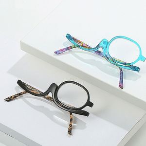 Gafas de Maquillaje Portátiles con Lentes Giratorias y Aumento para Mujer, Gafas de Lectura Cosméticas con Lentes Abatibles - Product Image 2