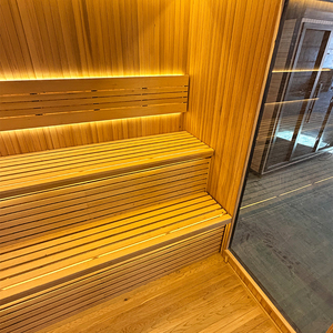 Panneau de commande tactile intelligent équipé d'un chauffage infrarouge en cèdre rouge Hemlock pour sauna, chauffage au carbone, soins de santé à domicile modernes - Product Image 6