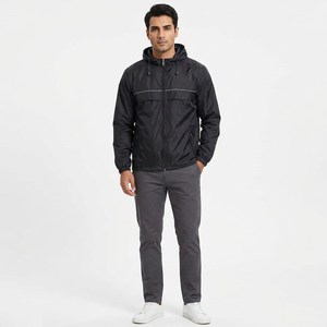 Custom Windbreaker Jacket for Men Outdoor Waterproof Sportswear <b>Cycling</b> Hiking Windproof Jacket - Product Image 1